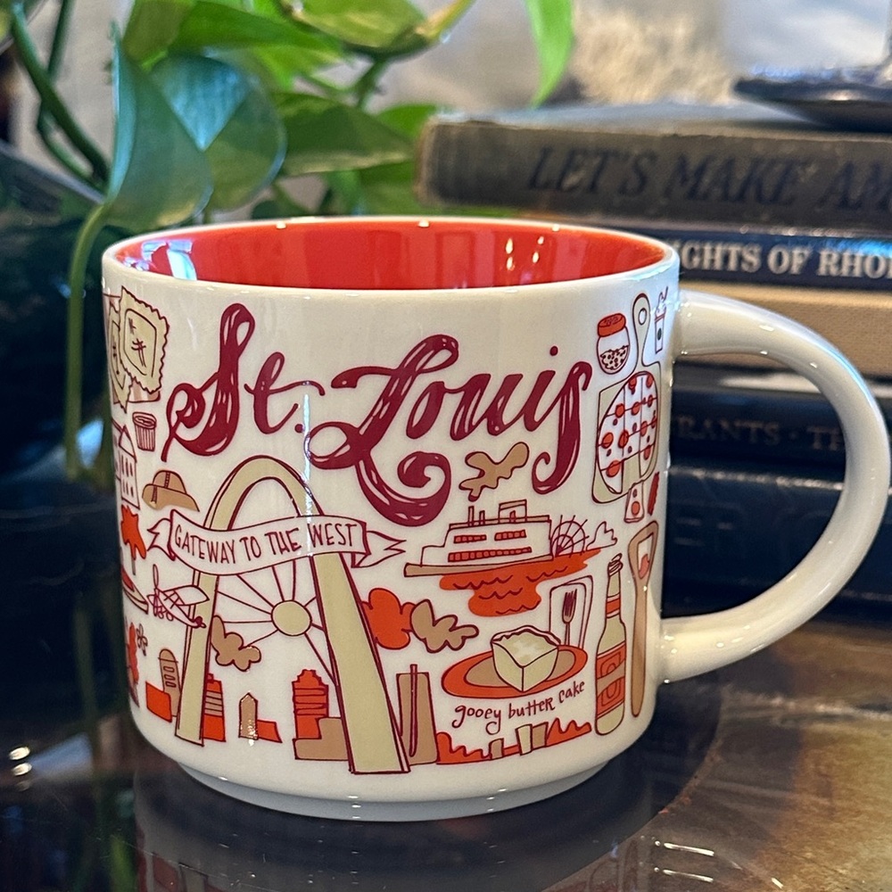 Starbucks St. Louis Been there series collectible Mound city Mississippi River
